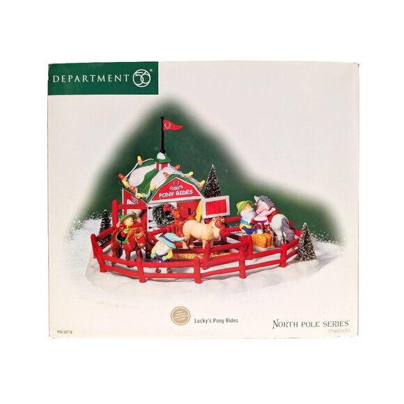 Lucky's Pony Rides figurine by Department 56 - Picture 1 of 5